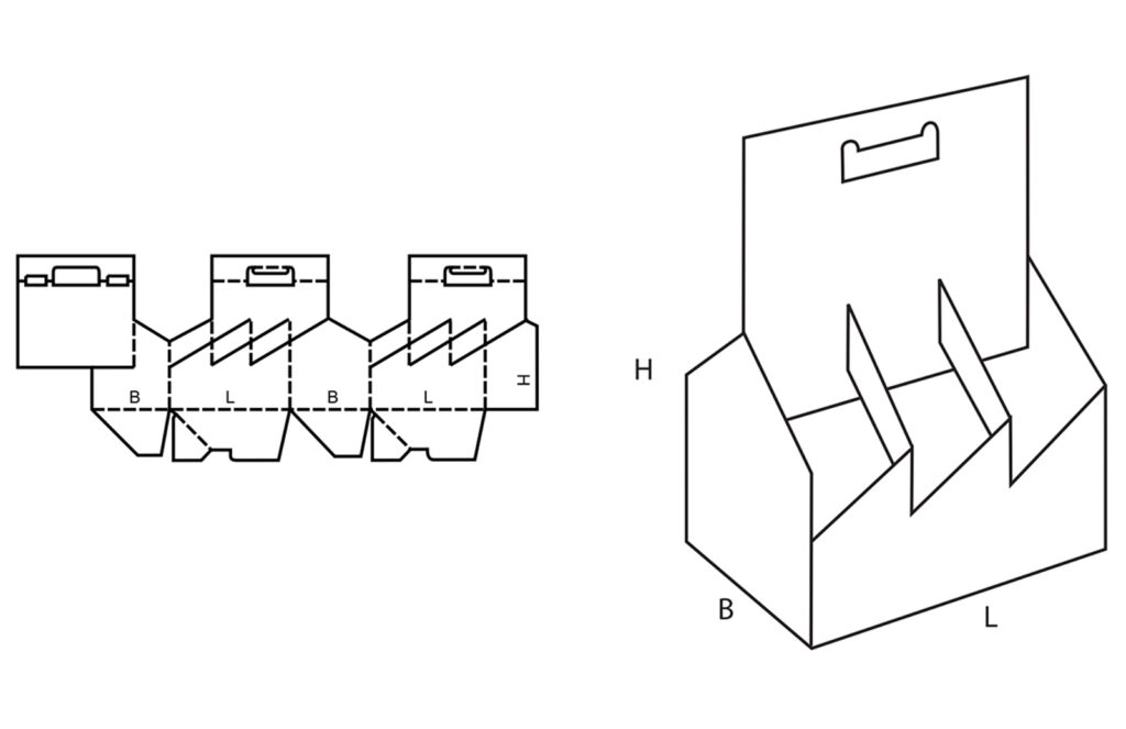 Чертежи картонных. Короб FEFCO 0717. Развертки коробок для пива. Развертка коробки для бутылки. Коробка для пива развертка.